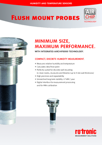 Thumbnail of document Data Sheet - HC2-IS25 Flush-Mount Probe